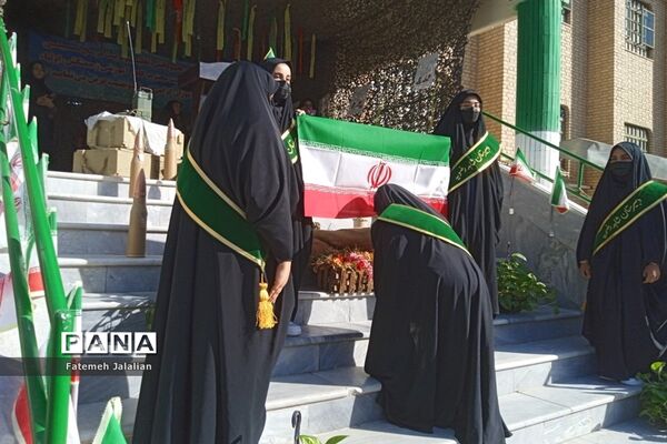 مراسم یادواره شهدا در دبیرستان شاهد رضویه قم