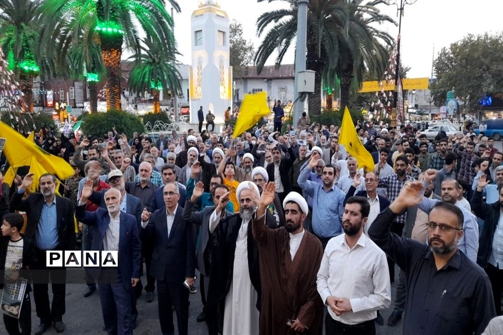 جشن بزرگ سلام بر پایان اسرائیل در قائمشهر