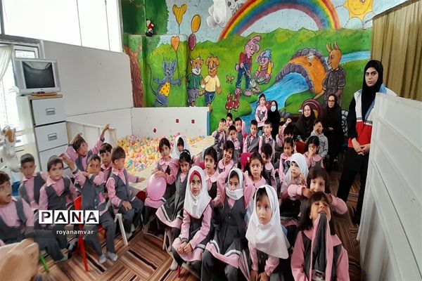 مراسم جشن و مسابقه نقاشی مهد نور به‌مناسبت هفته کودک شهرستان مانه و سملقان