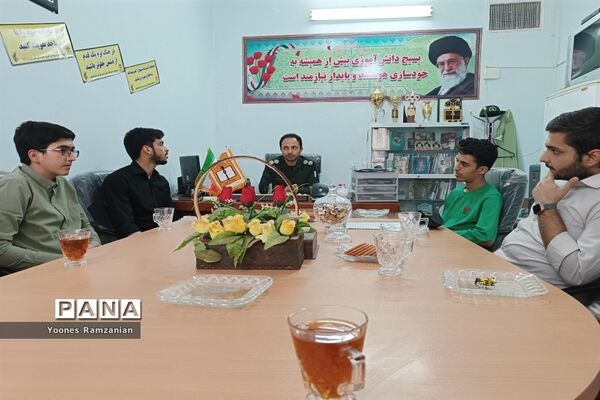 افتتاح پاتوق فرمانده واحدهای بسیج دانش‌آموزی خلیل‌آباد