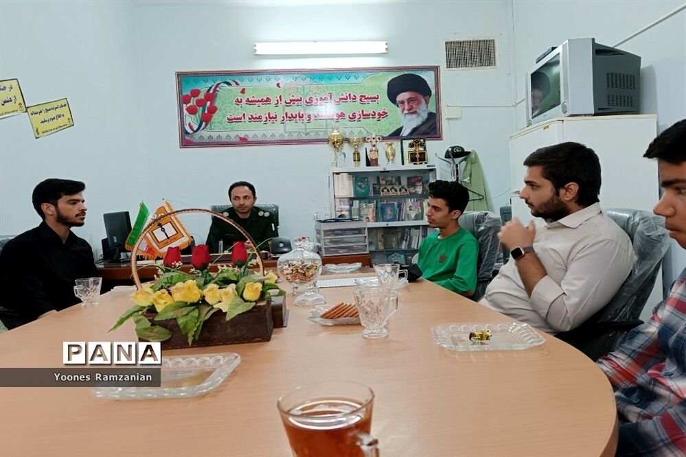 افتتاح پاتوق فرمانده واحدهای بسیج دانش‌آموزی خلیل‌آباد