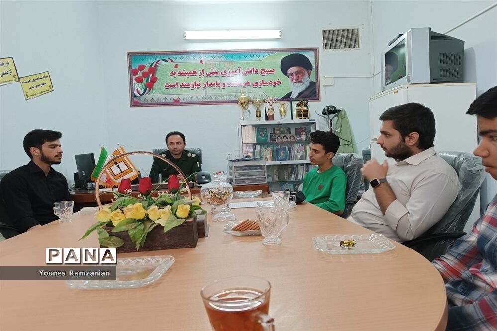 افتتاح پاتوق فرمانده واحدهای بسیج دانش‌آموزی خلیل‌آباد
