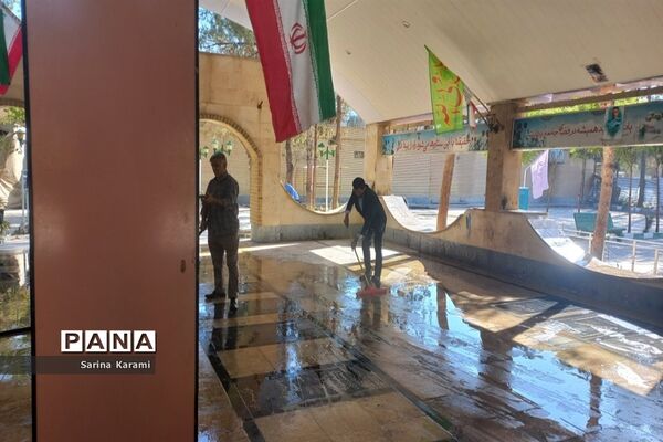 مراسم غبارروبی و میثاق با شهدای شهرستان رباط کریم