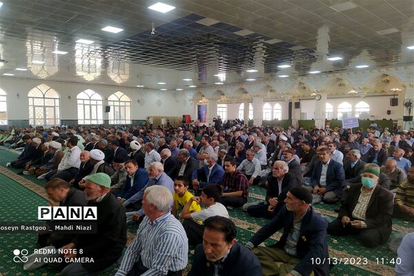 برگزاری نماز جمعه و راهپیمایی حمایت از فلسطین