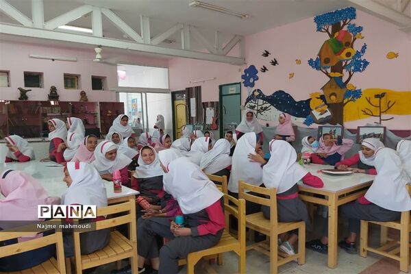 بازدید دانش‌آموزان از کانون پرورشی فکری کودکان دبستان غفاری