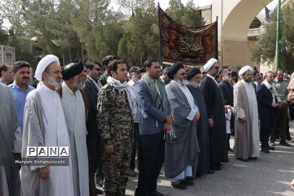 راهپیمایی ضد رژیم صهیونیستی در مهریز