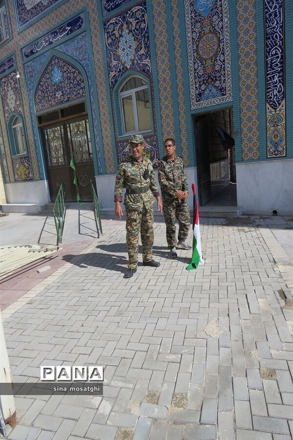 برگزاری راهپیمایی برای حمایت از کودکان فلسطینی در بجنورد