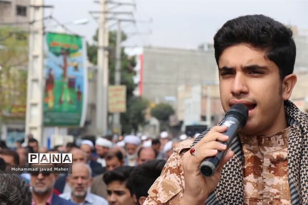 فریاد «مرگ بر اسرائیل» در شهرستان قدس طنین انداز شد