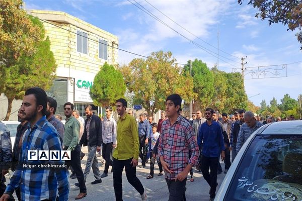 راهپیمایی پرشور مردم جاجرم در حمایت از فلسطین و عملیات طوفان الاقصی