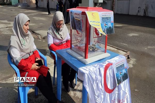 پیاده‌روی حمایت از غزه در شهرستان رباط‌کریم