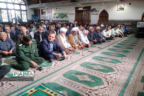 راهپیمایی حمایت از مردم مظلوم غزه در شهرستان میاندورود