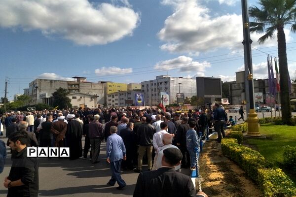 آمل یک صدا در حمایت از فلسطین