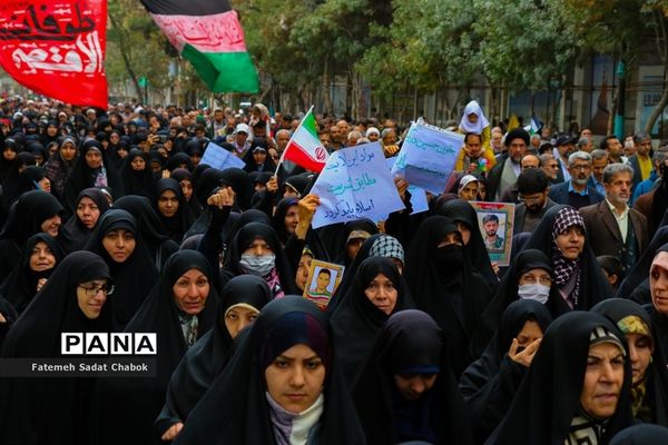 راهپیمایی مردم مشهد در حمایت از فلسطین