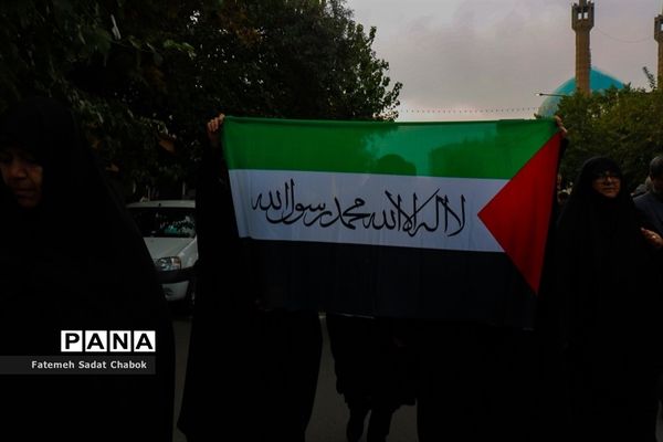 راهپیمایی مردم مشهد در حمایت از فلسطین