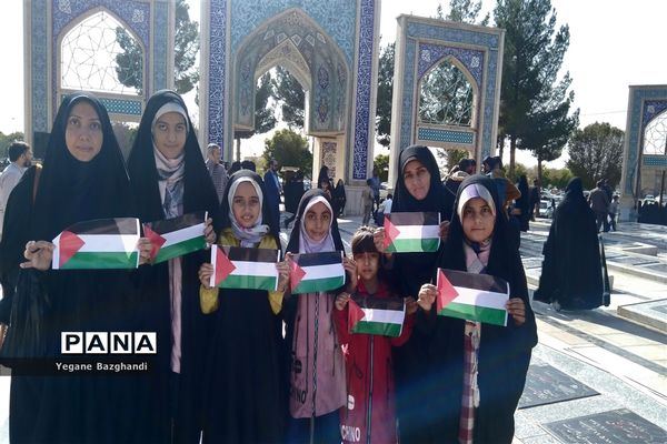 نوجوانان ایرانی یکدل و یک صدا با مردم فلسطین در طوفان الاقصی