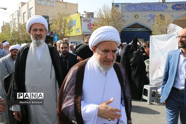 راهپیمایی مردم قم در حمایت از مبارزان فلسطینی