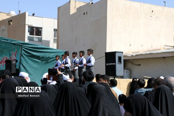 راهپیمایی مردم قم در حمایت از مبارزان فلسطینی
