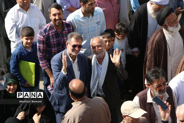 راهپیمایی مردم قم در حمایت از مبارزان فلسطینی