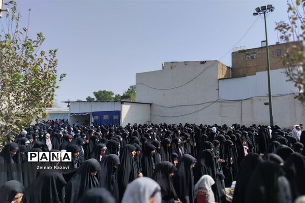 حضور کودکان و نوجوانان قمی در راهپیمایی حمایت از ملت فلسطین