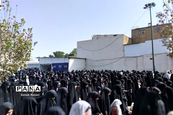 حضور کودکان و نوجوانان قمی در راهپیمایی حمایت از ملت فلسطین
