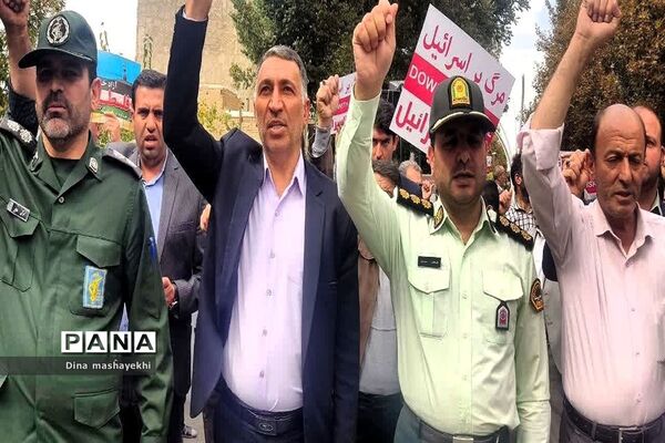 راهپیمایی محکومیت جنایات رژیم کودک‌کش صهیونیستی و شکرانه مبارزان فلسطین در شهرستان گلپایگان