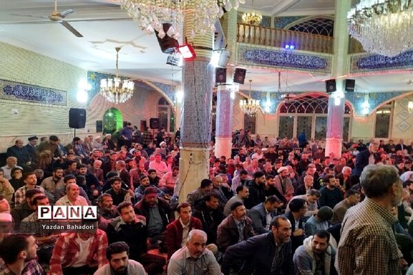 یادواره شهدای مدافع حرم مسجد امیرالمومنین (ع) کهنز