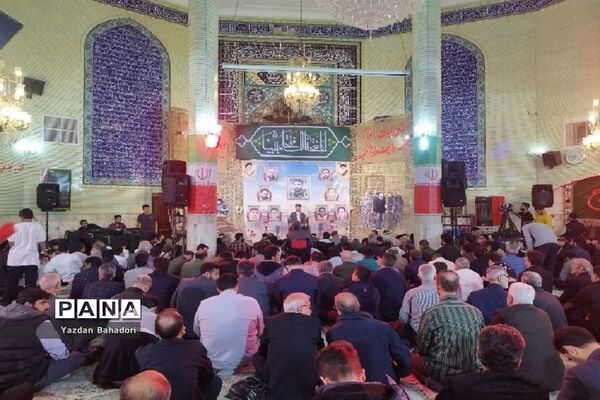 یادواره شهدای مدافع حرم مسجد امیرالمومنین (ع) کهنز