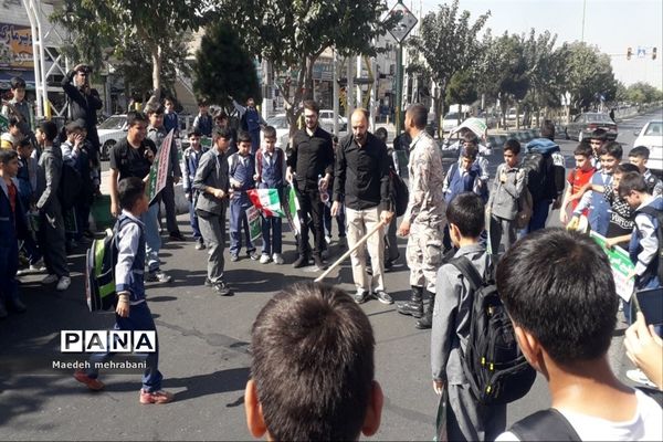 راهپیمایی مردم شهرستان قرچک علیه رژیم صهیونستی