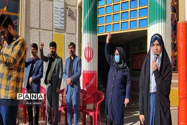 محکومیت جنایات رژیم صهیونیستی در مدارس آباده