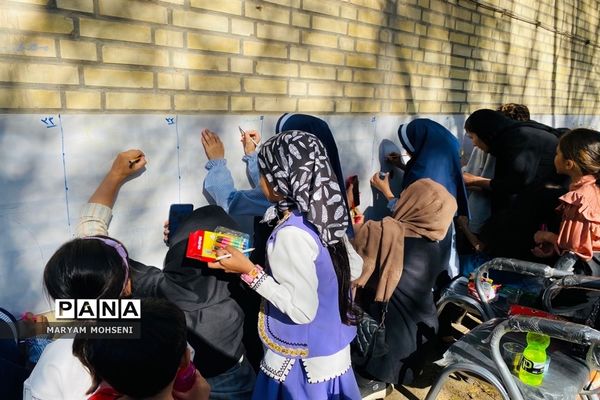 جشنواره نقاشی دیواری در فشافویه