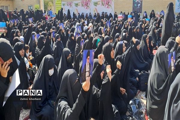 تجمع بانوان حوزوی در محکومیت جنایات رژیم صهیونیستی