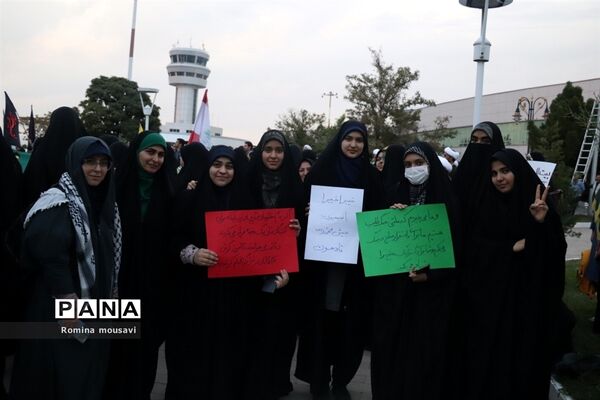اجتماع طلاب، دانشجویان، دانش‌آموزان به درخواست گروه‌های مقاومت فلسطین