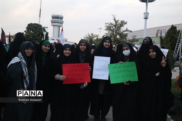 اجتماع طلاب، دانشجویان، دانش‌آموزان به درخواست گروه‌های مقاومت فلسطین