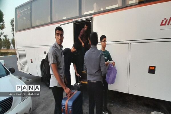 اعزام دانش‌آموزان پسر استان بوشهر به دوره کشوری آموزش خبرنگاران پانا