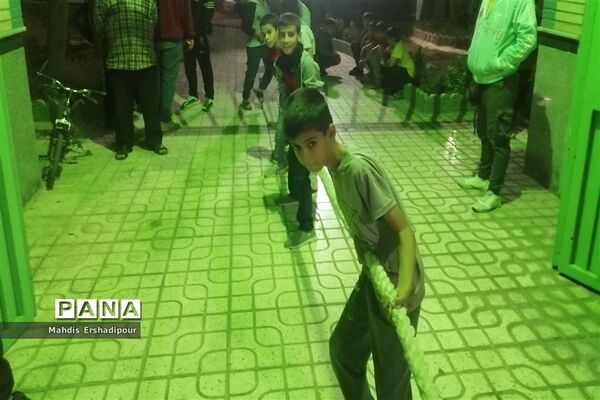 برگزاری مسابقات ورزشی در شهرک شهید درخشان رابط کریم