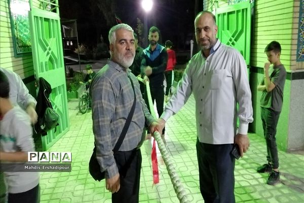 برگزاری مسابقات ورزشی در شهرک شهید درخشان رابط کریم