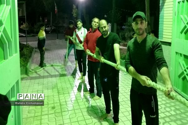 برگزاری مسابقات ورزشی در شهرک شهید درخشان رابط کریم