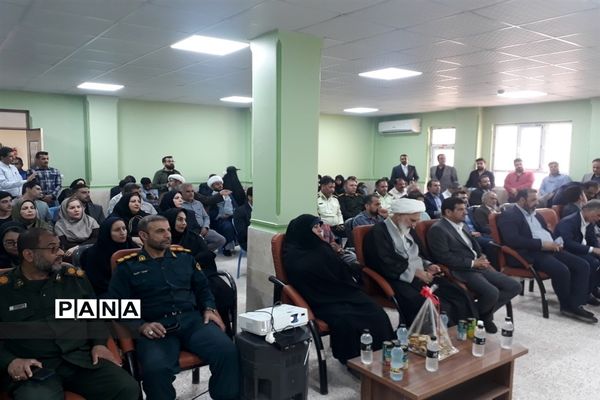 افتتاح مدرسه ۱۲ کلاسه مهر عظام در آبادان