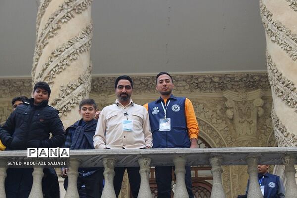 بازدید دانش‌آموز خبرنگاران پسر پانا از موزه سینما