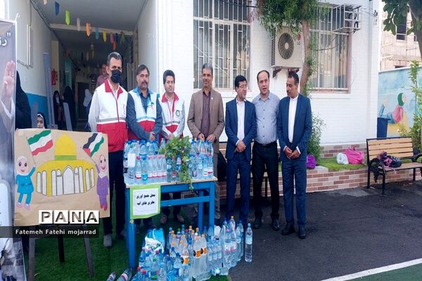 پویش طوفان آب  در بوشهر