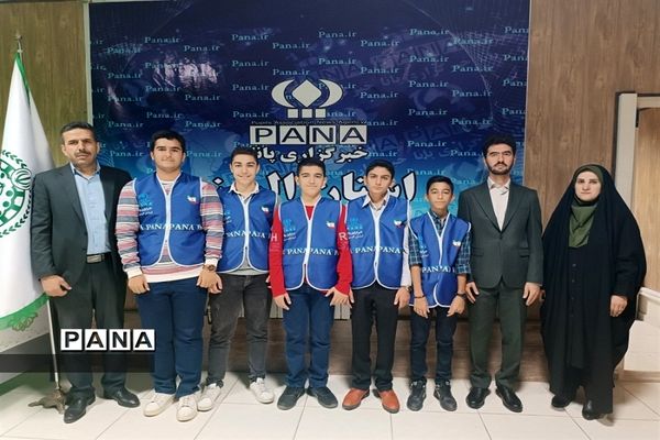 حضور دانش‌آموزان پسر البرزی در اردوی ملی خبرنگاران پانا