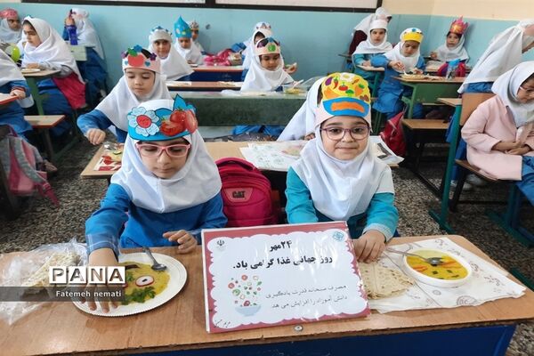 برگزاری جشنواره غذای سالم در دبستان دخترانه کوثر ملارد