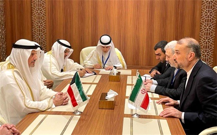 امیرعبداللهیان با وزیر خارجه کویت دیدار کرد