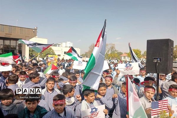 قلب دانش‌آموزان ایرانی برای کودکان مظلوم غزه می‌تپد