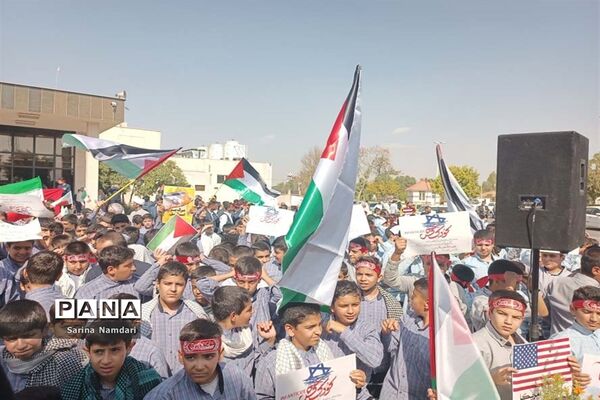 قلب دانش‌آموزان ایرانی برای کودکان مظلوم غزه می‌تپد