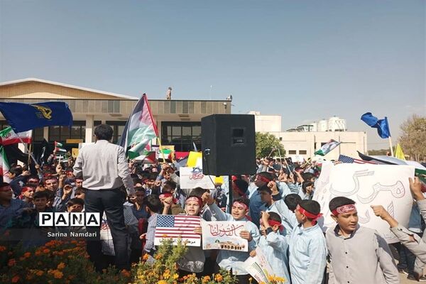 قلب دانش‌آموزان ایرانی برای کودکان مظلوم غزه می‌تپد