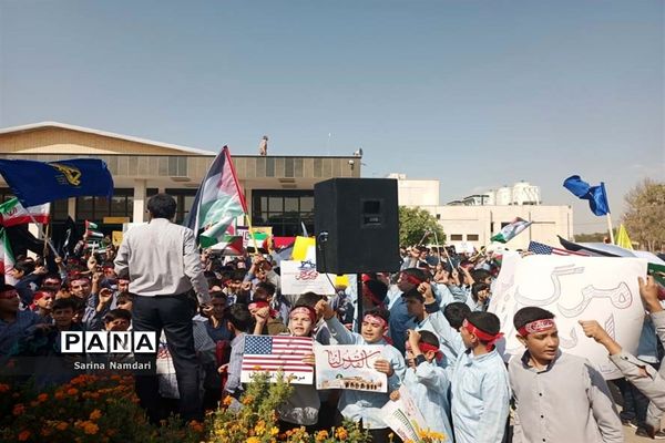 قلب دانش‌آموزان ایرانی برای کودکان مظلوم غزه می‌تپد