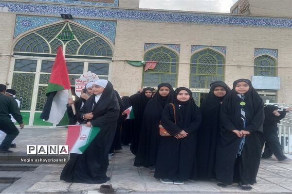 تجمع مردم هرات در دفاع از فلسطین و محکوم کردن جنایات اسرائیل