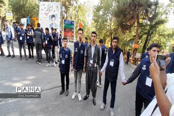 حمایت دانش آموز خبرنگاران از مردم فلسطین