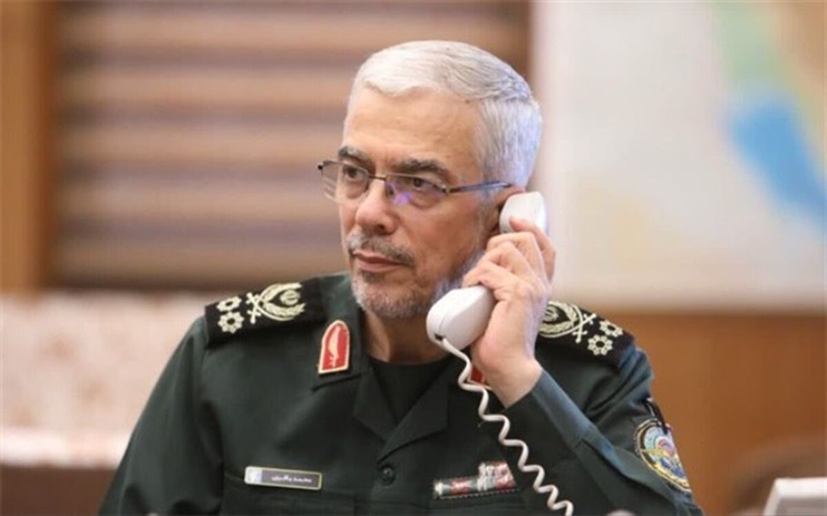 سرلشکر باقری با وزرای دفاع روسیه و قطر به صورت تلفنی گفت‌وگو کرد